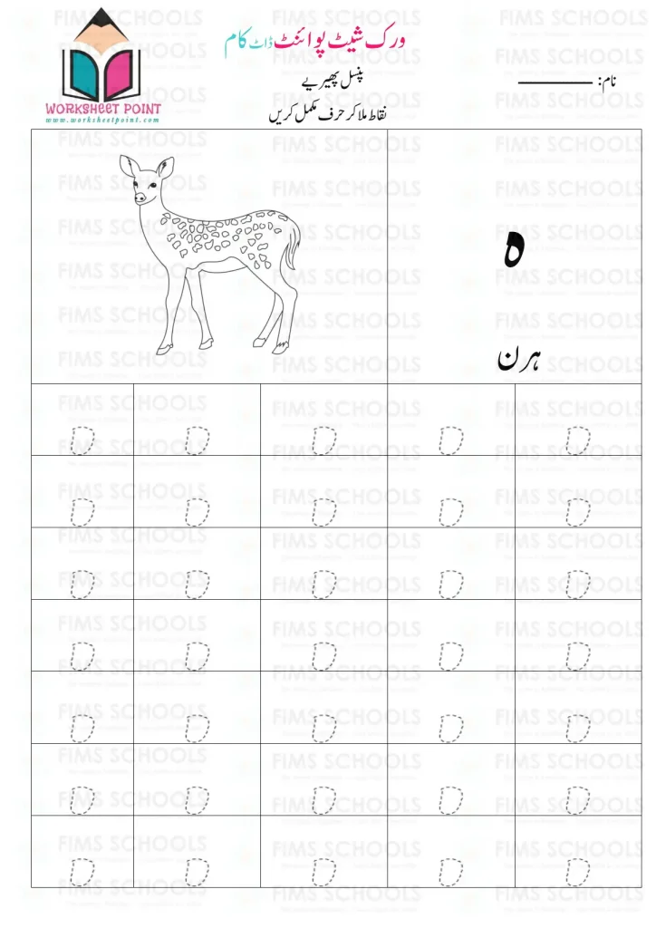 Rich Rusults on Google's SERP when searching for 'Urdu worksheets,Urdu Tracing Worksheet with Pictures'