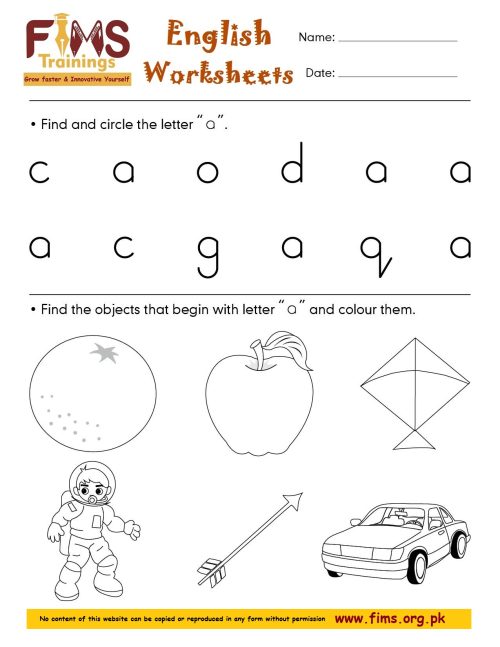 English-Activity fims.org.pk Pg 2 Rich Rusults on Google's SERP when searching for 'English worksheets'