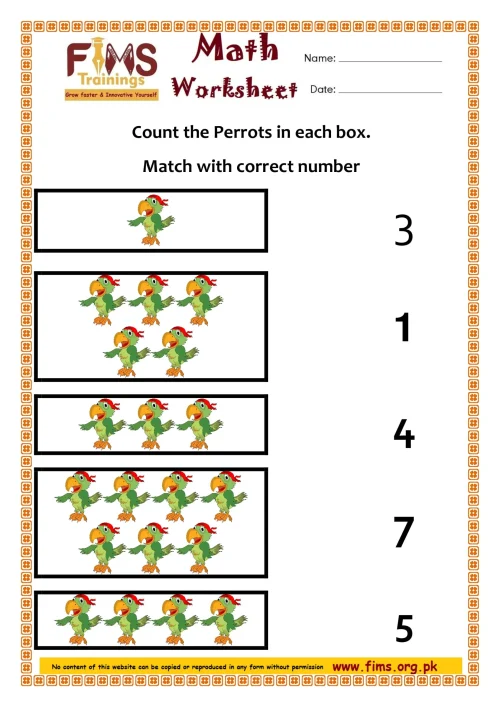 Math Activities for Pre School-02 Rich Rusults on Google's SERP when searching for 'Math Worksheets'